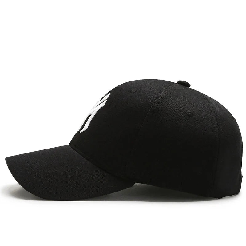 Casquettes de baseball à broderies tendance pour femmes et hommes, casquettes snapback, visières, chapeau de soleil, unisexe, réglables, en coton