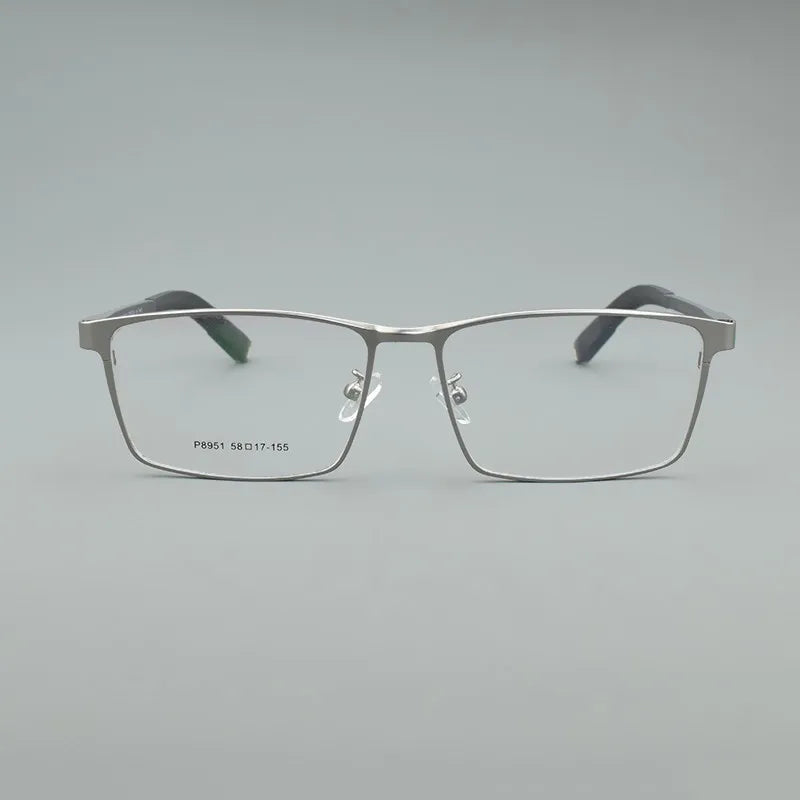 Titanium Alloy Glasses Frames Men Eyewear Optical Prescription Glasses Frame Large Face Eyeglasses square Myopia Retro spectacle