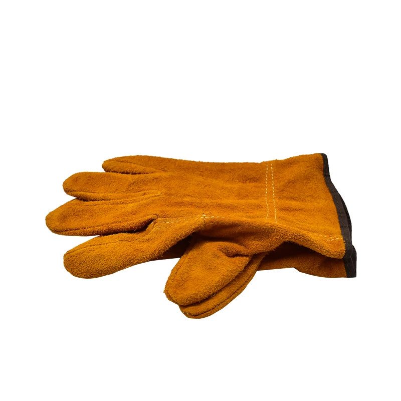 Men Work Gloves Soft Cowhide Driver Hunting Driving Farm Garden Welding Security Protection Safety Mechanic Glove