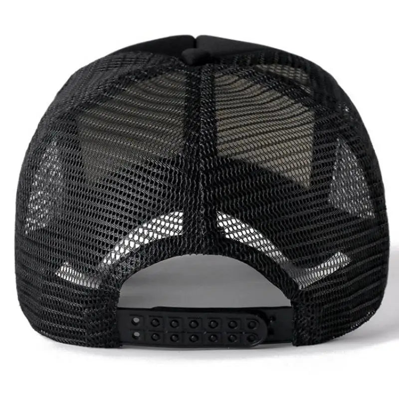 Casquette de baseball en maille COKK, ajustable, à rabat, unisexe, style hip-hop, pour homme et femme, chapeau de papa, en éponge, doux et respirant, noir