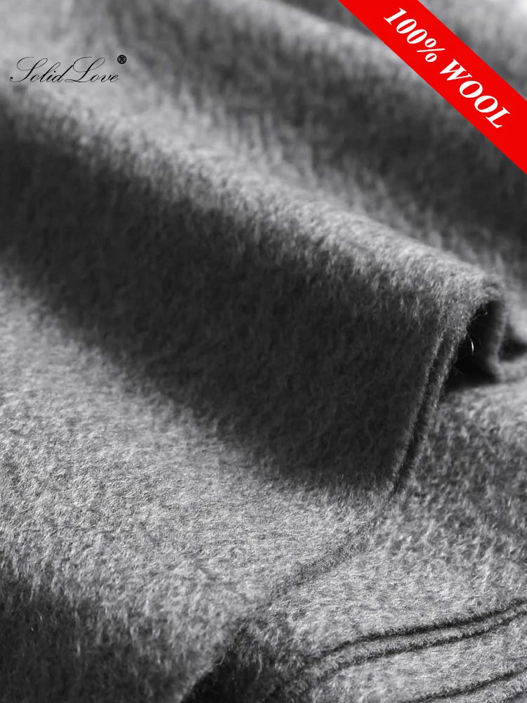 100% Wool Scarf Women Thickening Cashmere Winter Scars Shawls Fashion Female Pashmina Scarves Oversized Keep Warm Warps 300g