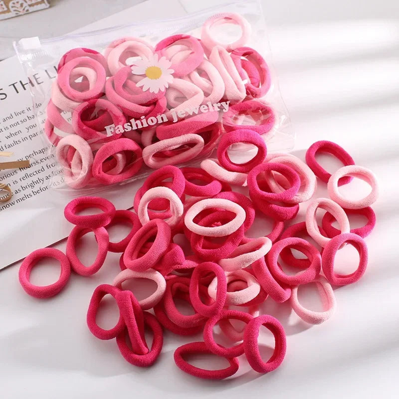 Élastiques mignons en caoutchouc pour cheveux, chouchous pour femmes et filles, serre-têtes, accessoires pour enfants et bébés