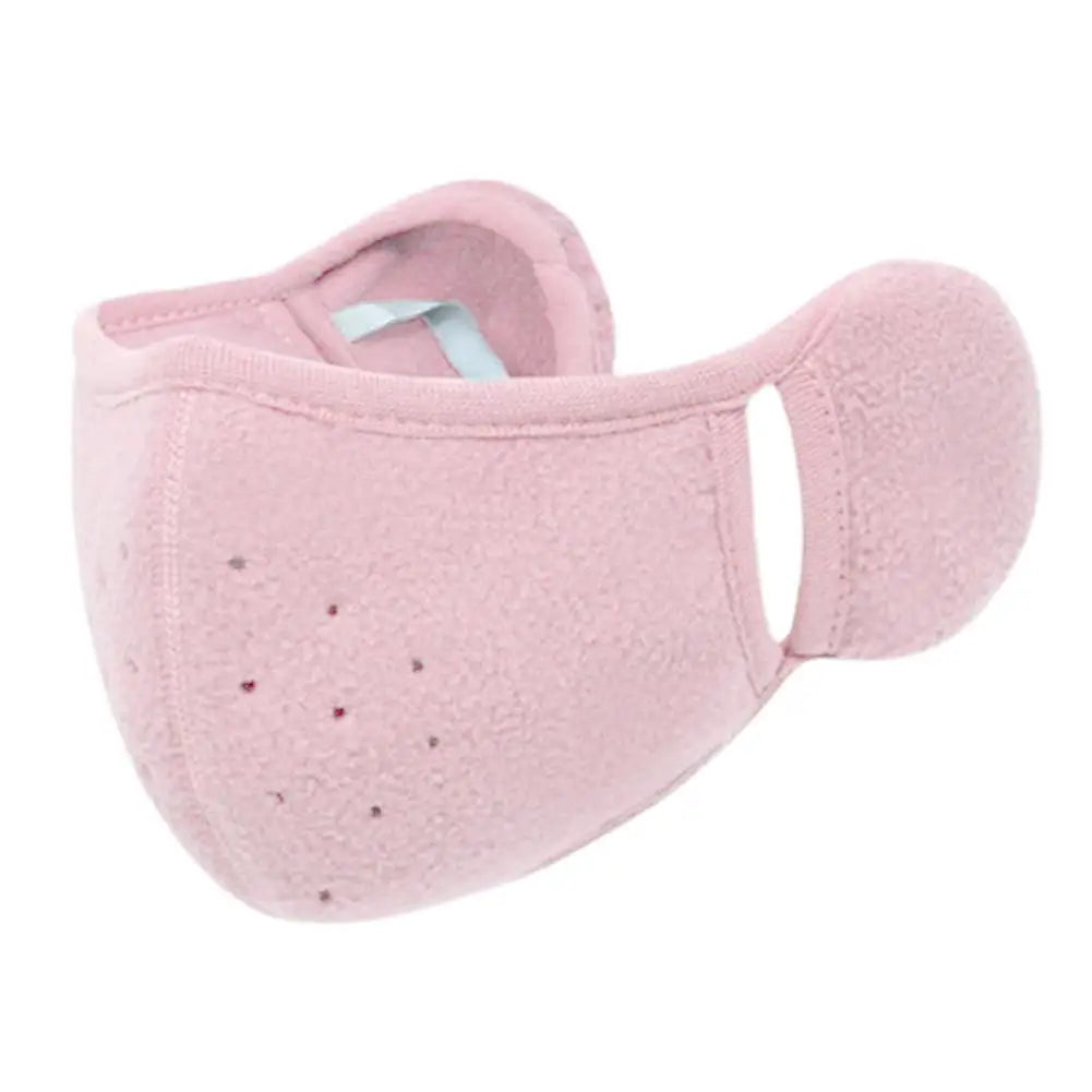 Masque d'hiver chaud avec cache-oreilles pour moto, cyclisme, ski, randonnée, équitation, sport, thermique, coupe-vent