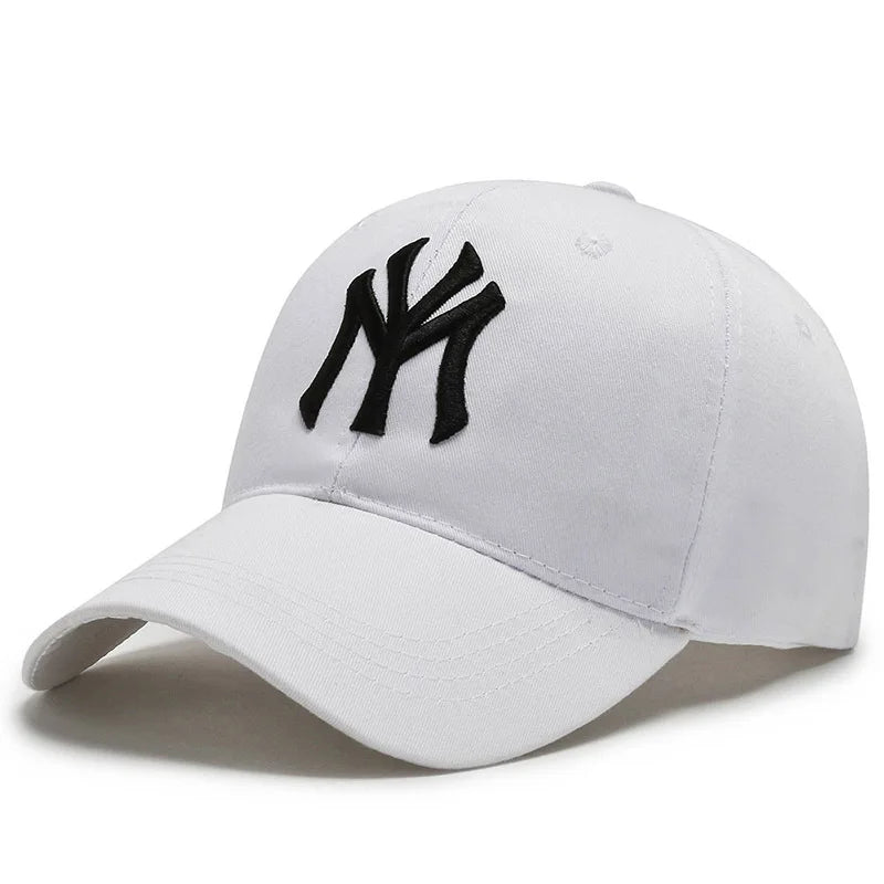 Casquettes de baseball à broderies tendance pour femmes et hommes, casquettes snapback, visières, chapeau de soleil, unisexe, réglables, en coton