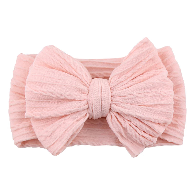 Baby Girl Bows Headband Newborn Turban Hairbands Kids Red Head Band Outdoor Toddler Children HeadWrap Hair Accessories