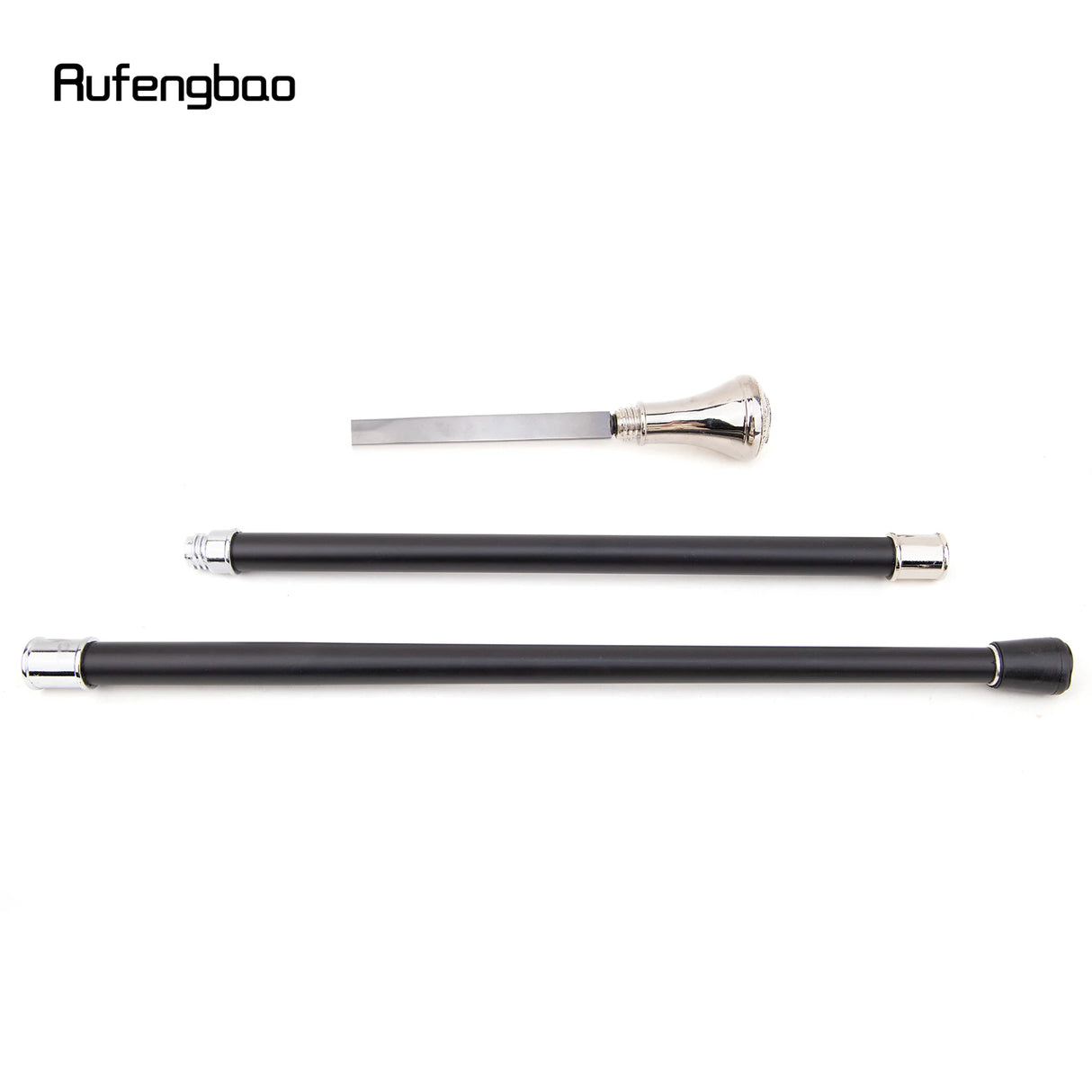 White Freemasonry Freemasons VG Totem Relief Walking Stick with Hidden Plate Self Defense Fashion Cane Cosplay Crosier 93cm