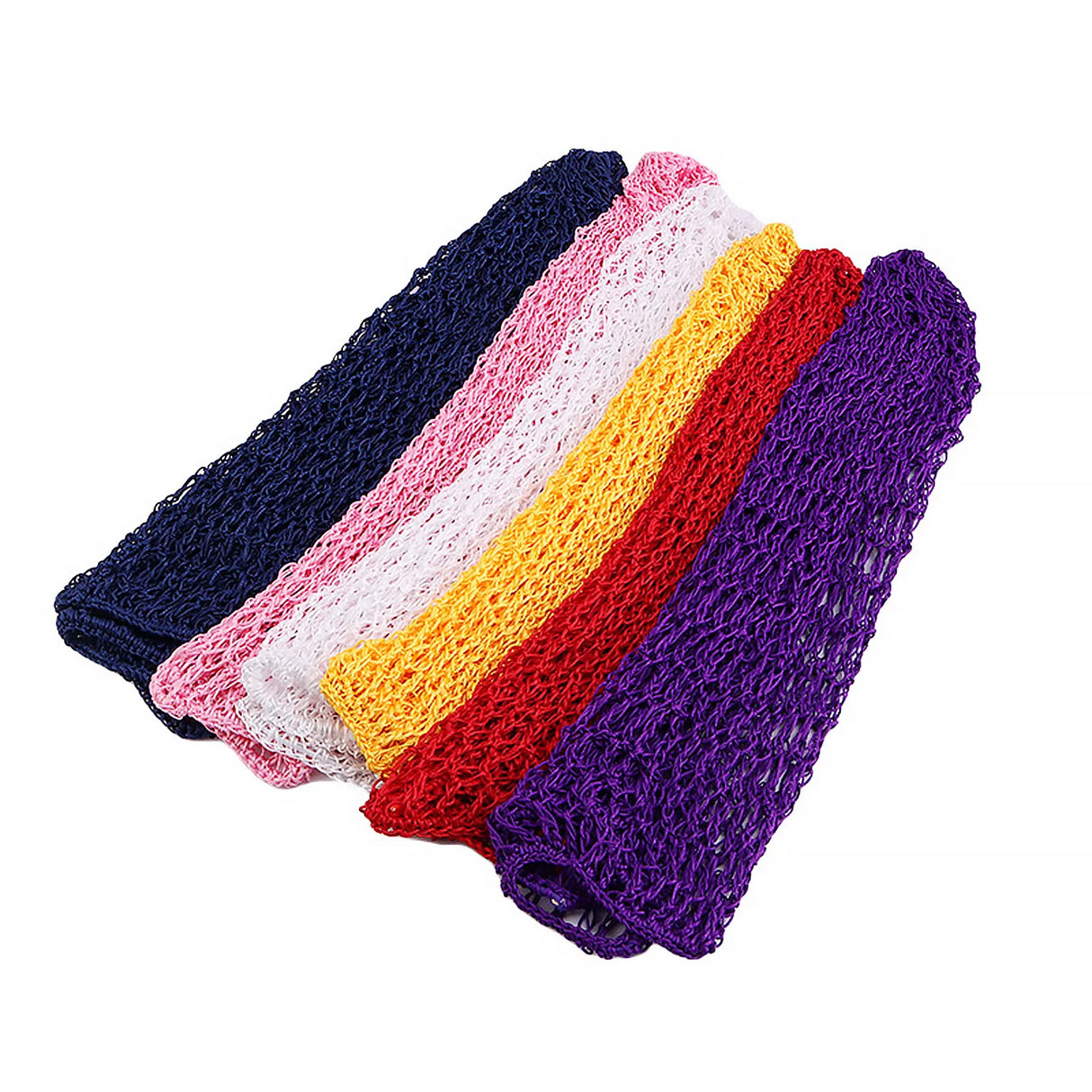 Fashion Women Crochet Hair Snood With Elastic Edge Long Hair Net Mesh Sleeping Nightcap Turban Headwear Hair Net