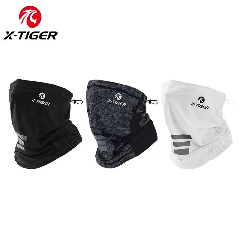 X-TIGER Masque de cyclisme absorbant la transpiration Respirant Pêche Entraînement Sport Foulard Cache-cou Bandana d'été