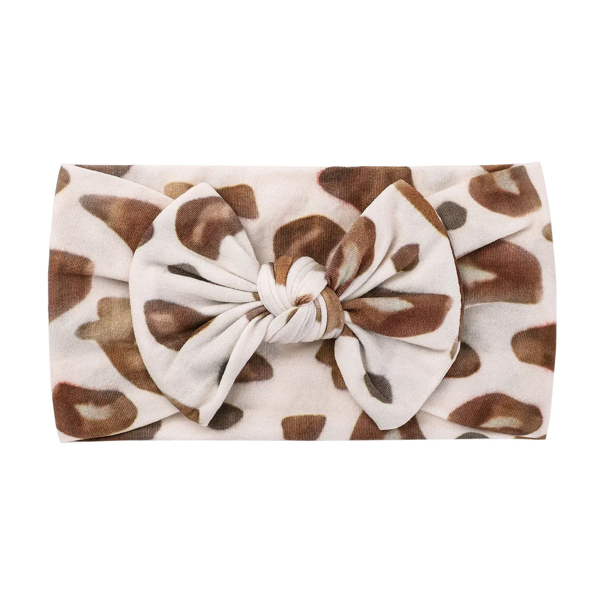 1Pc Baby Nylon Headscarf Astique Suitable Newborn Girl Flower Handmade Headband Elastic Hairband Turban Toddler Hair Accessories