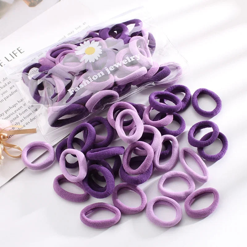 Élastiques mignons en caoutchouc pour cheveux, chouchous pour femmes et filles, serre-têtes, accessoires pour enfants et bébés
