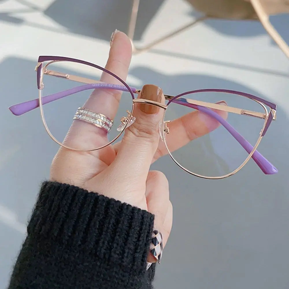 Blue Light Blocking Glasses for Women Fashion Office Optical Spectacle Computer Glasses Blue Ray Blocking Eye Protection Eyewear