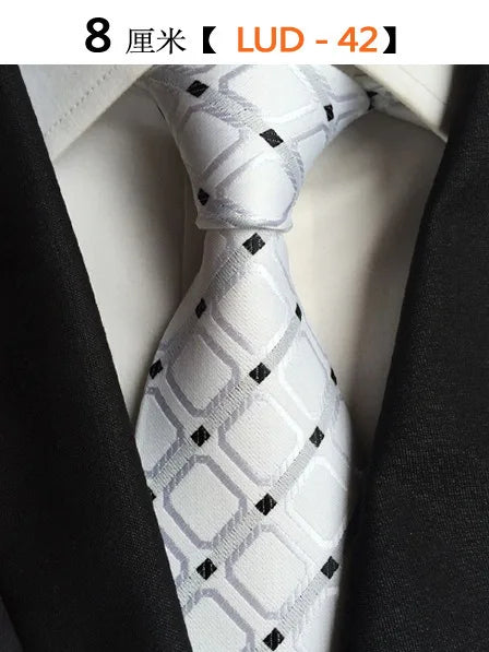68 Colors NEW 8cm Tie for Man Tie Luxury Striped Flower Business Neck Tie Suit Cravat Wedding Party Necktie Men Gift