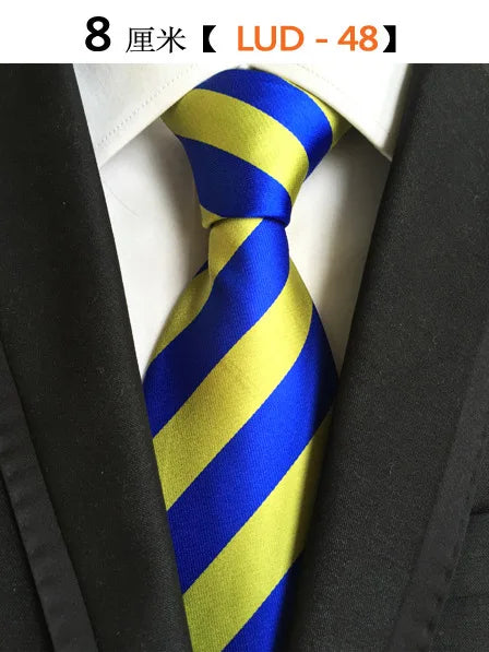 68 Colors NEW 8cm Tie for Man Tie Luxury Striped Flower Business Neck Tie Suit Cravat Wedding Party Necktie Men Gift