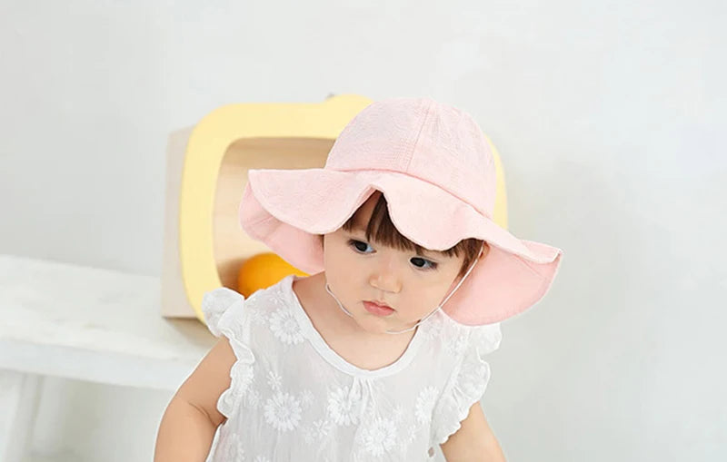 Chapeau de princesse pour bébé fille, grand nœud, casquette d'été pour bébé fille, chapeau de soleil à large bord pour voyage, accessoires pour enfants de 1 à 3 ans