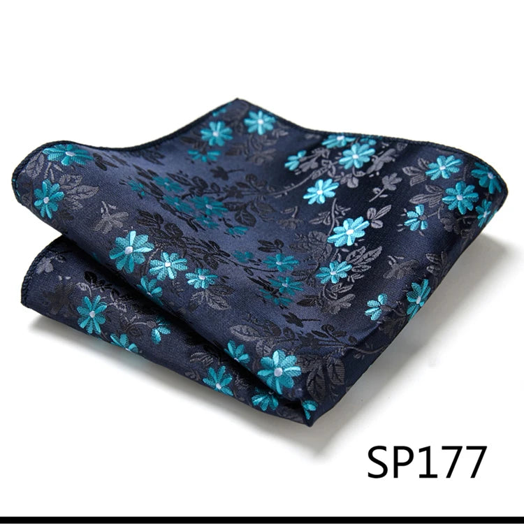 Pocket Square Handkerchief Nice Handmade Woven 100% Silk Hanky Pocket Square Printed hombre Pink Office Clothing accessories