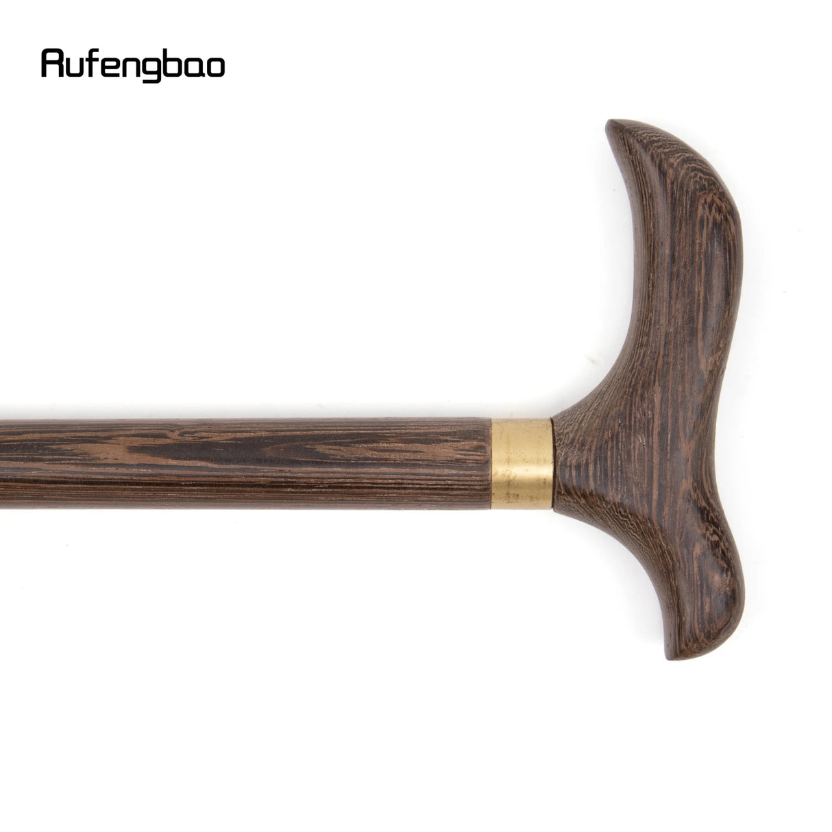 Canne de marche traditionnelle en bois marron décorative pour fête cosplay, bâton de marche en bois pour Halloween, crosse de 89 cm
