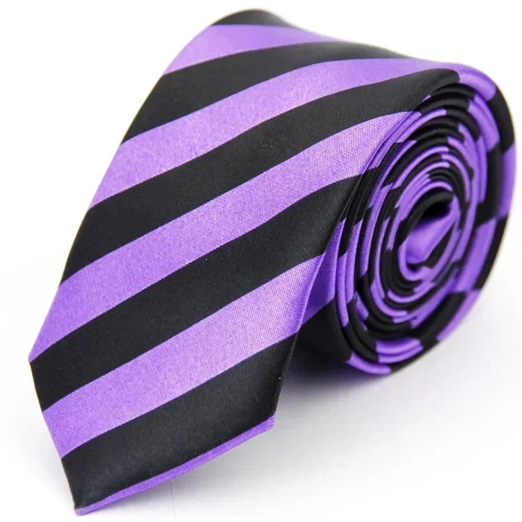 Narrow Ties for Men Women 5cm (2") Skinny Wedding Black Blue Red Pink White Purple Green Gray Piano Skull Slim Necktie