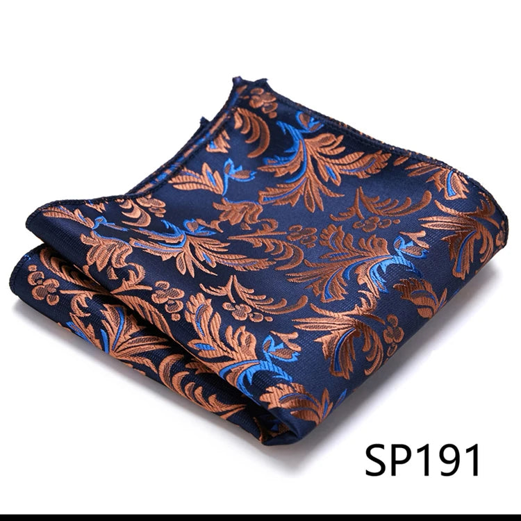 Pocket Square Handkerchief Nice Handmade Woven 100% Silk Hanky Pocket Square Printed hombre Pink Office Clothing accessories