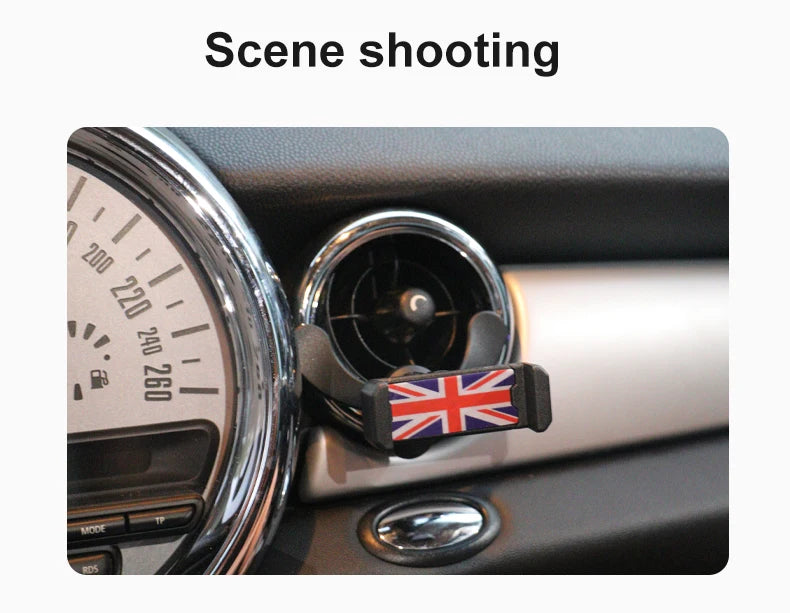 Car Air Vent Outlet Phone Holder For MINI Cooper F54 F55 F56 F57 R55 R56 R57 R60 R50 R52 R53 Car Mount Accessories 