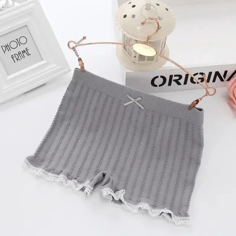 Short sexy en dentelle sans couture, taille unique, pantalon court sexy pour femme, pantalon de sécurité pour robe, culotte, jupe, short, short respirant pour femme