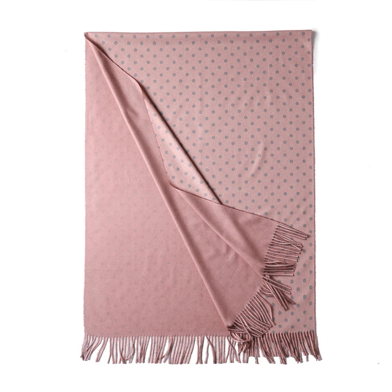 2022 Winter Frauen Schal Fashion Solid Weiche Kaschmir Schals für Dame Pashmina Schals Wrap Decke Bandana Weiblich Foulard Quaste