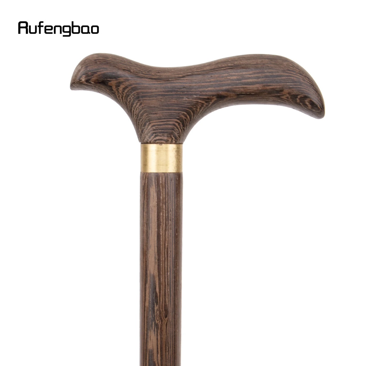 Canne de marche traditionnelle en bois marron décorative pour fête cosplay, bâton de marche en bois pour Halloween, crosse de 89 cm