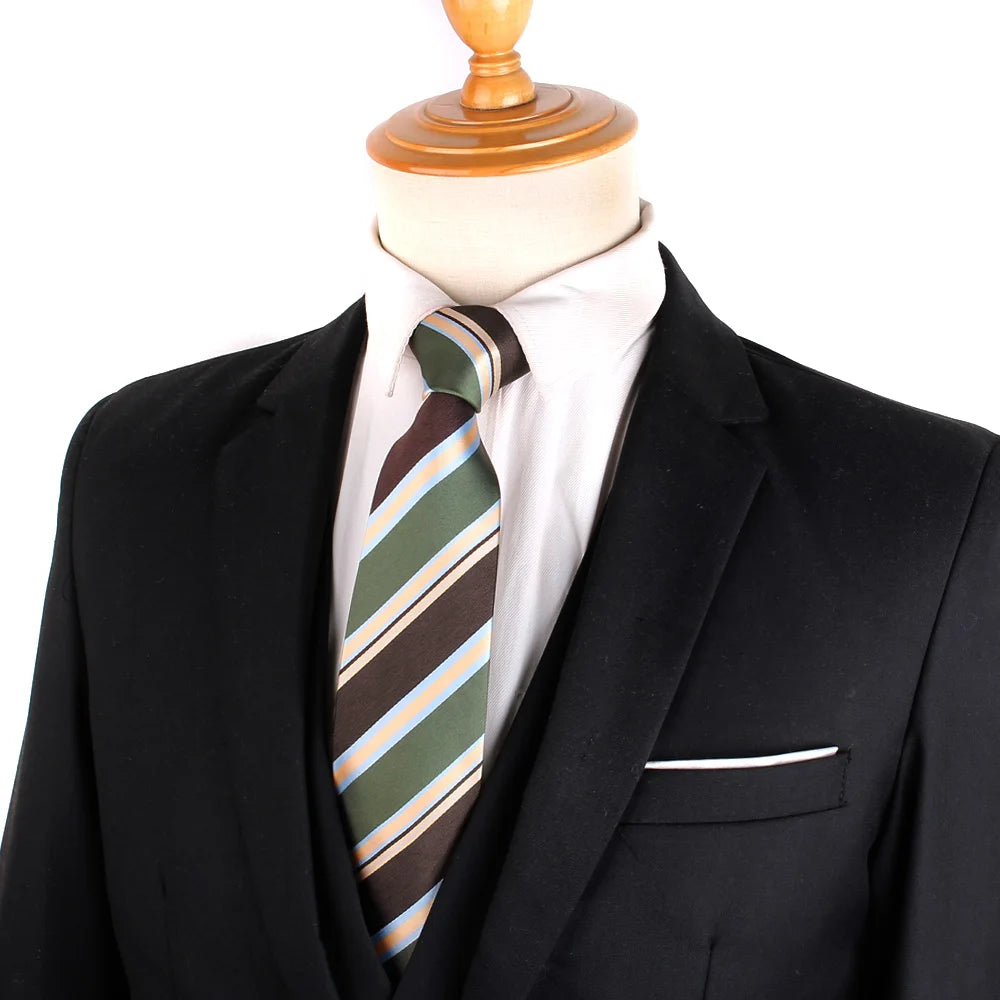 Nouvelles cravates de mariage pour hommes et femmes, cravates tissées à rayures florales pour soirée, costumes pour adultes, cadeaux pour garçons d'honneur