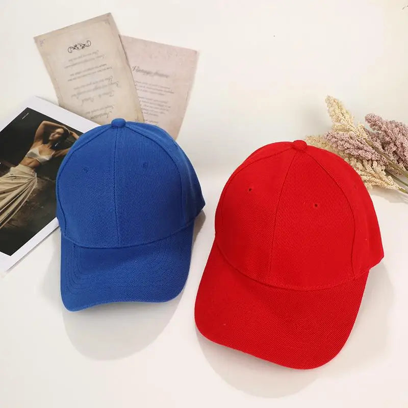 Fashion Candy Color Kids Baseball Cap Sun Protection Boy Girls Hat Adjustable Travel Children Baseball Cap Baby Summer Sun Hat