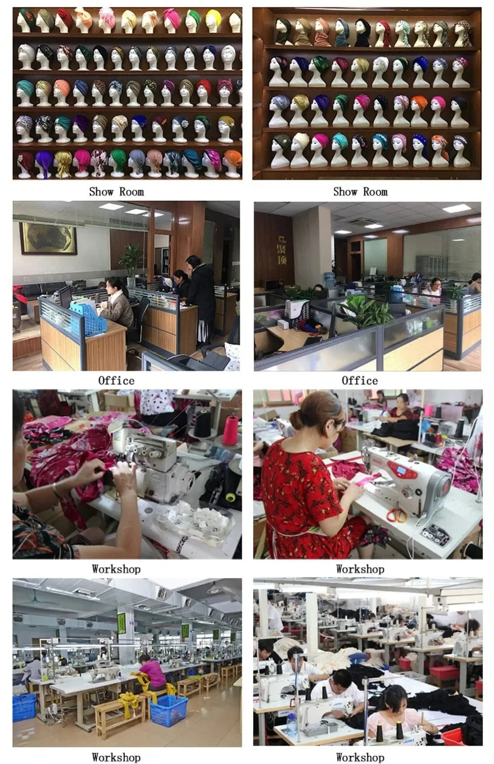 New African Headband Turban Cap Muslim Fried Dough Twists Braid Head Cap Islamic Chemo Hair Care Hats Beanie Headscarf