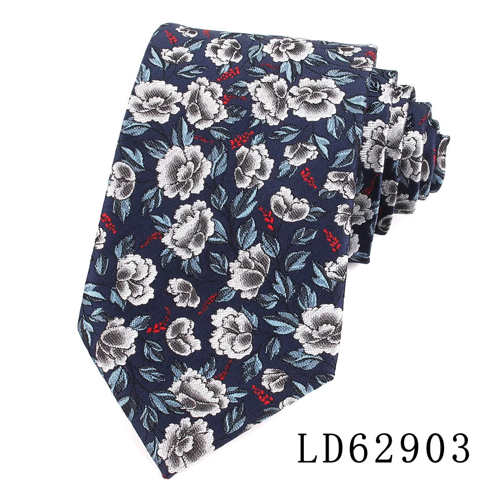 Cravates bleu marine pour hommes, costumes, cravates pour hommes pour mariage, cravates pour garçons d'honneur, cravates à la mode à motif cachemire floral pour hommes et femmes, bons cadeaux