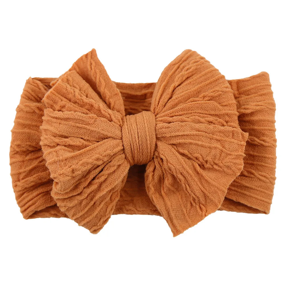 Baby Girl Bows Headband Newborn Turban Hairbands Kids Red Head Band Outdoor Toddler Children HeadWrap Hair Accessories