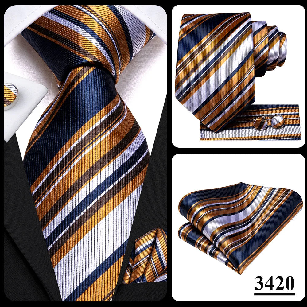 Hi-Tie – Cravate de mariage en soie violette unie à motif cachemire pour homme, ensemble de qualité avec boutons de manchette et mouchoir, cadeau tendance, livraison directe