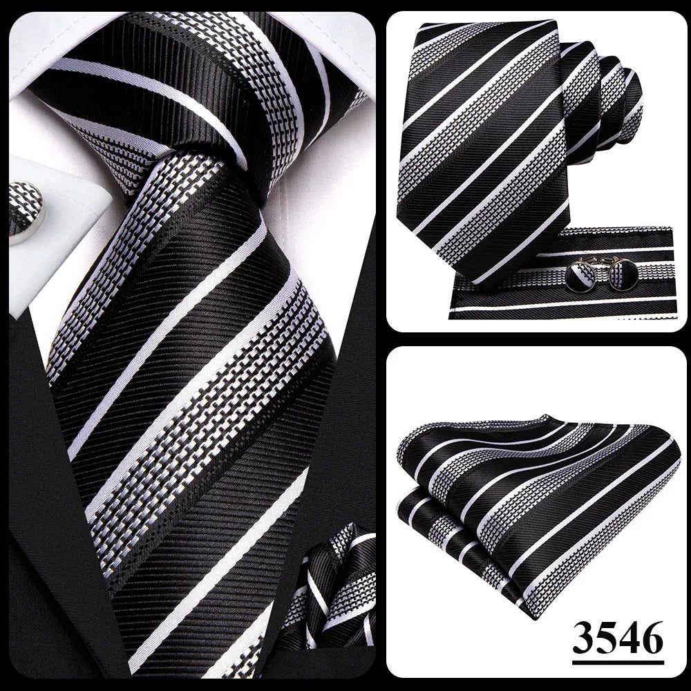 Hi-Tie – Cravate de mariage en soie violette unie à motif cachemire pour homme, ensemble de qualité avec boutons de manchette et mouchoir, cadeau tendance, livraison directe