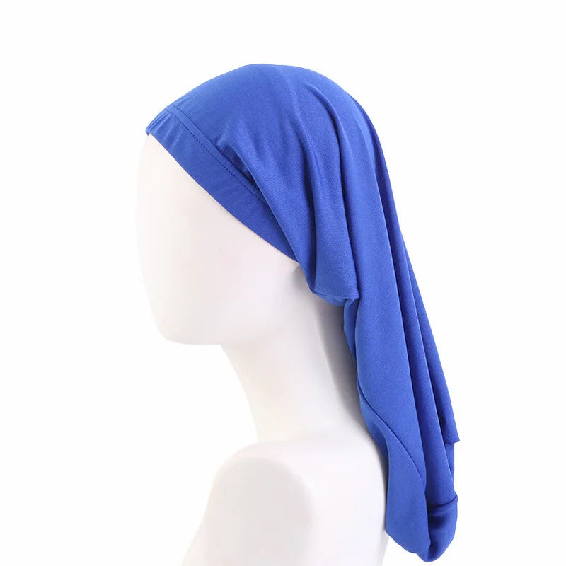 Unisex Long Hair Sock Cap Bonnet Dreadlock Cap Elastic Wrap Night Caps for Women Men Nightcap Sleeping Hat Headscarf Hair Care