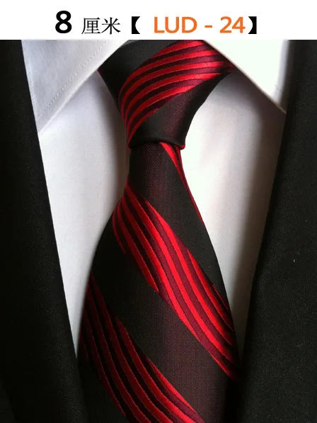 68 Colors NEW 8cm Tie for Man Tie Luxury Striped Flower Business Neck Tie Suit Cravat Wedding Party Necktie Men Gift