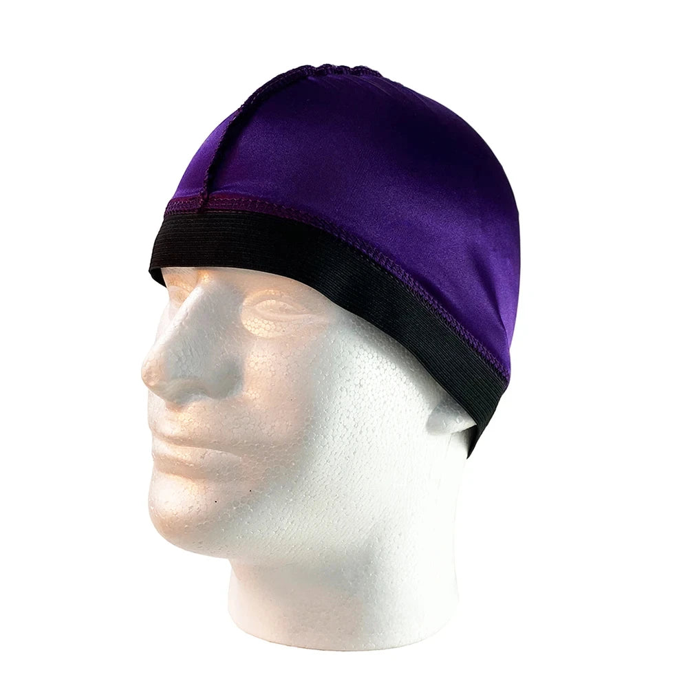 Bonnet unisexe en soie pour homme, bonnet rafraîchissant en élasthanne, bonnet rafraîchissant en soie