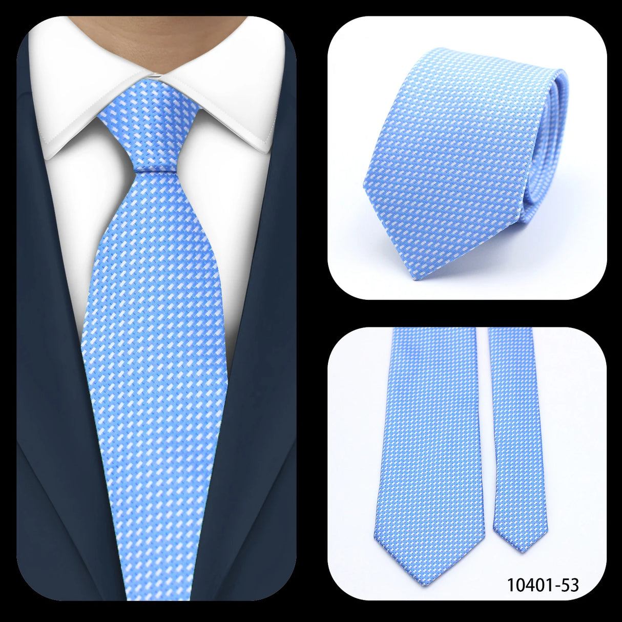 Cravates élégantes à pois pour hommes LYL 7 cm, cravate de luxe avec imprimé géométrique, cadeau pour invités, accessoires de festival pour gentleman