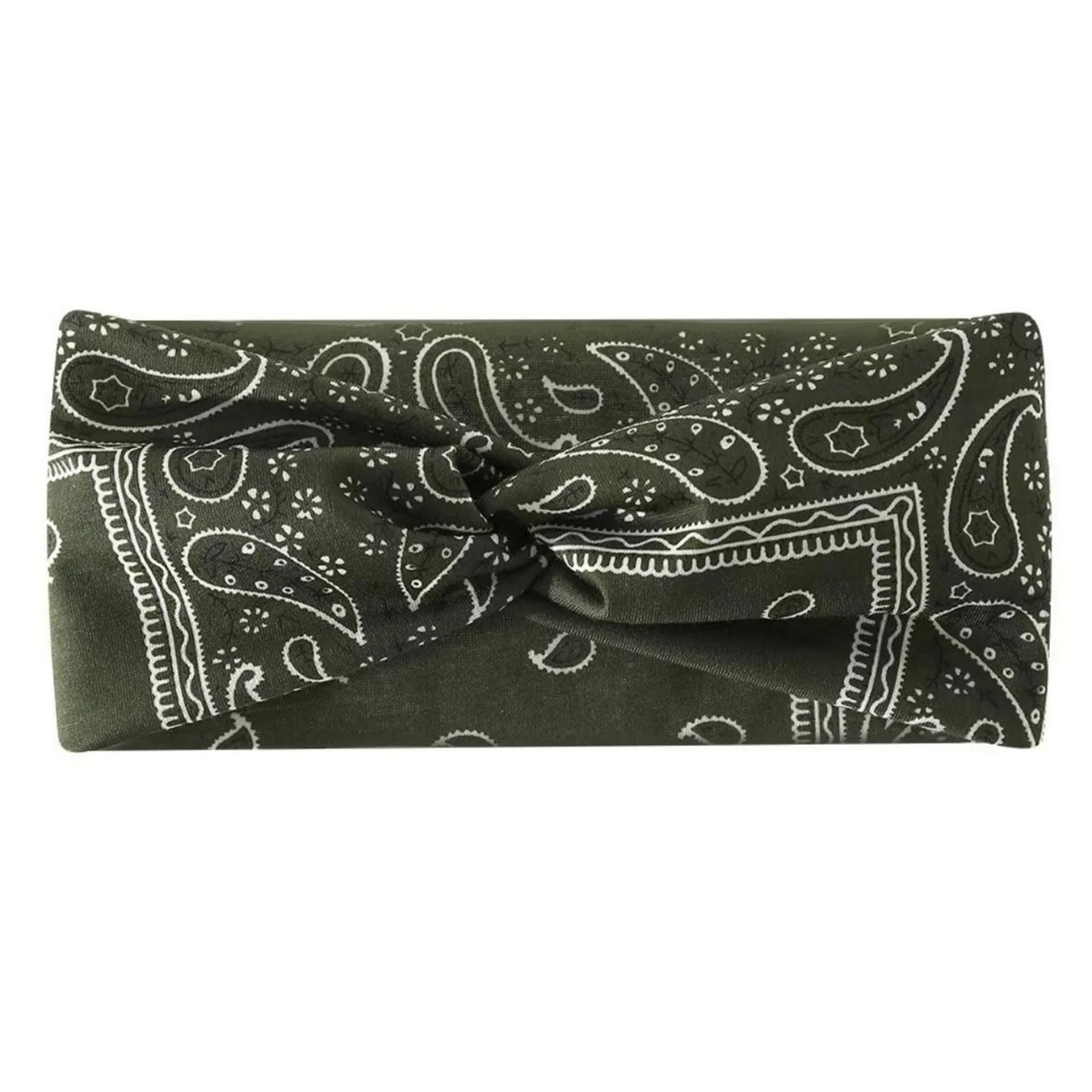 1PC Bohemian Yoga Sports Headband: Elastic, Anti-slip, Wide Headband for Workouts, Running, Sweat-absorbing