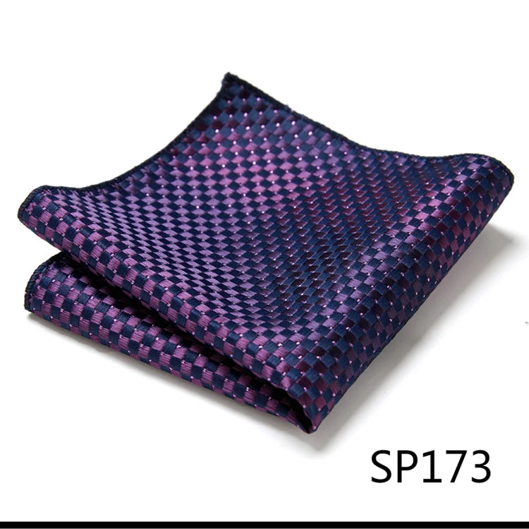 Pocket Square Handkerchief Nice Handmade Woven 100% Silk Hanky Pocket Square Printed hombre Pink Office Clothing accessories