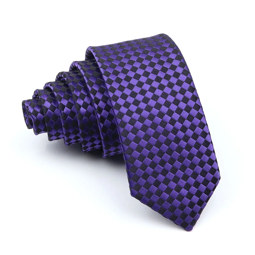 Cravates fines pour hommes et femmes, cravate fine à rayures, motif cachemire, 5 cm, tenue décontractée pour fête, mariage, col étroit, accessoire masculin