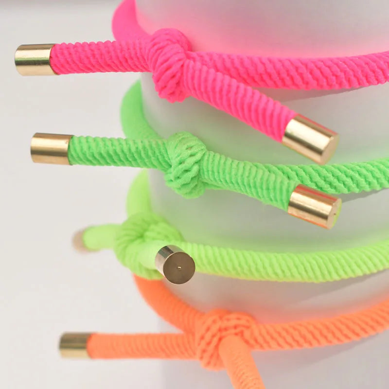 20pc/pack Women Elastic Hair Rubber Bands Stylish Girls Knotted hair Rope Scrunchies Tie Accessories Wholesale