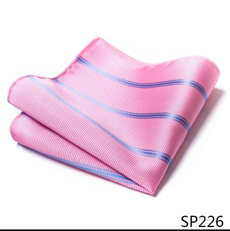 Vangise Brand Newest style Silk Hanky Man Floral Gray Fit Business lover's day Pocket Square Handkerchiefs