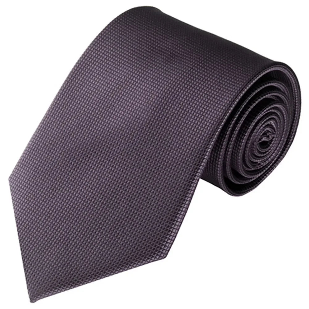 Cravate tendance pour homme, accessoire de mariage, cravate en soie unie, noir, bleu, rouge, blanc