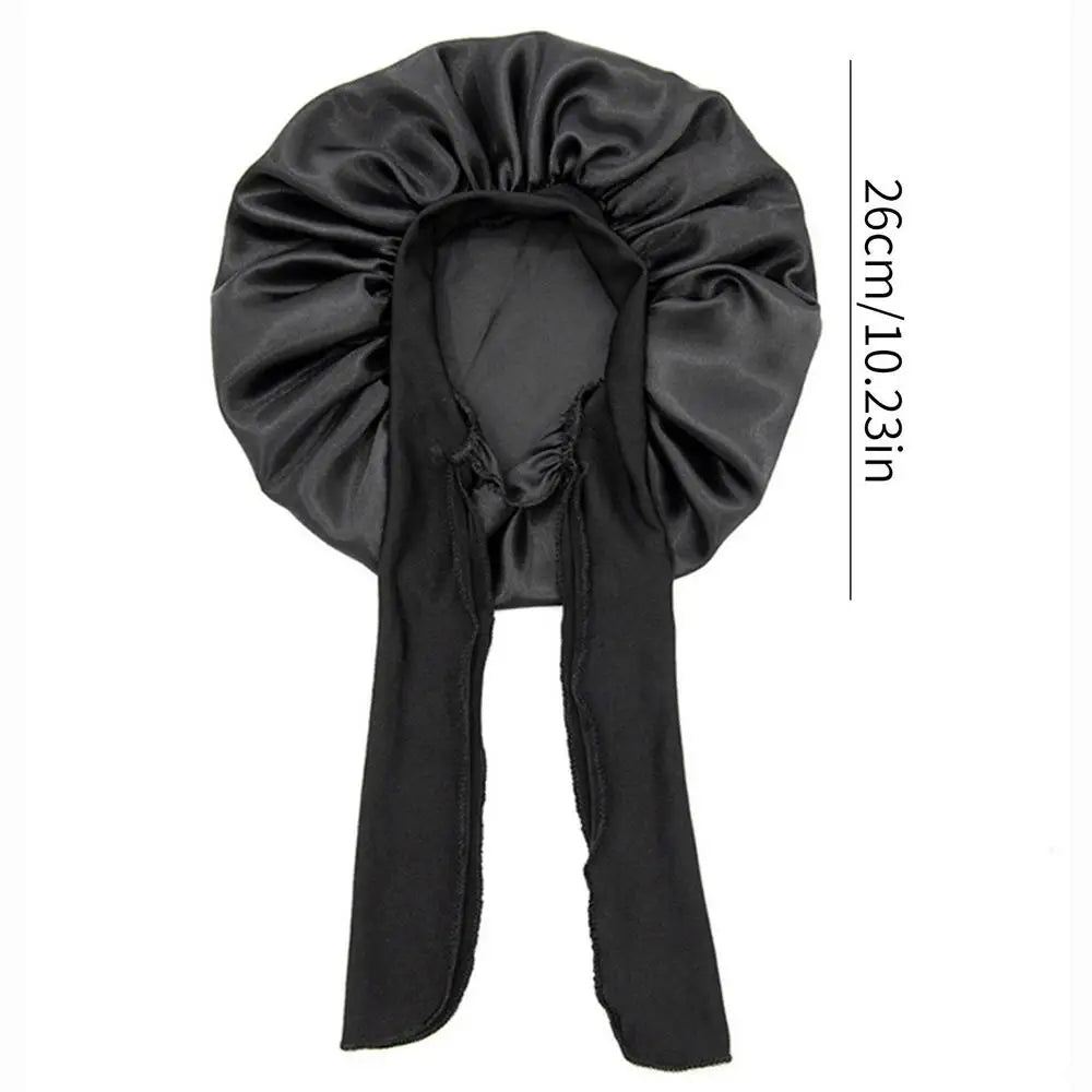 Bonnet de nuit en satin pour femme et homme, bonnet de nuit unisexe, bonnet de douche