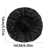 Newly Satin Night Hair Cap Women's Solid Sleeping Hat Sleep Care Bonnet Nightcap For Women Unisex Cap