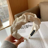 Fashion Hair Hoop Hair Bands for Women Girls Flower Solid Color Headbands Designer Wide Hairband Hair Accessories Headwear