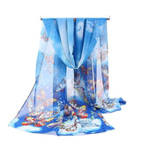 160*50 cm Multi-stil Urlaub geschenk Verkauf chiffon gestreiften schal wilde mode schal sonnencreme drucken floral schal schals