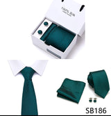 Cravates de marque 100 % soie, coffret cadeau, bureau, homme, classique, fête, mariage, rayées, 7,5 cm, soie, mariage, motif floral, cravate, mouchoir