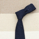 High Quality 100% Wool Tie Slim Solid Red Yellow Blue Ties Handmade Casual Fashion Men Woven Skinny Necktie For Wedding Party