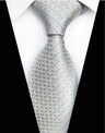 Corbatas de seda tejidas en jacquard con diseño de cachemira a cuadros para hombre, corbatas de 8 cm a rayas para trajes de negocios, bodas y fiestas.